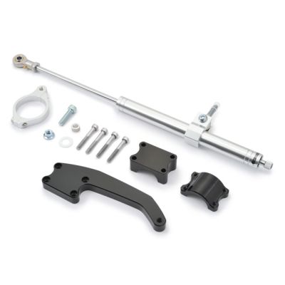 701153 - Daytona, steering damper kit. Silver
