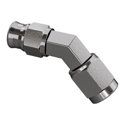701413 - Goodridge, hose end 45 degree swept bend tube. SS