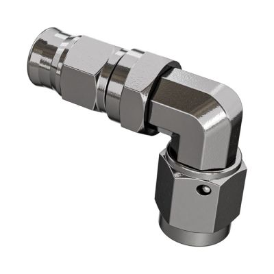 701416 - Goodridge, hose end 90 degree forged swivel bend tube. SS