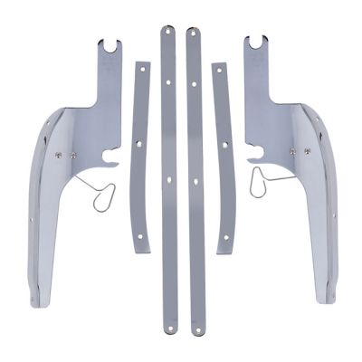 701441 - MCS Windshield mounting bracket FLHR. Chrome