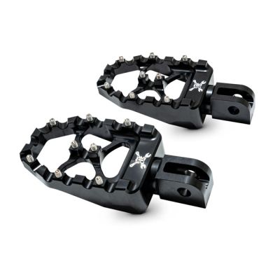 703818 - Burly, MX Evolution passenger foot pegs. Black