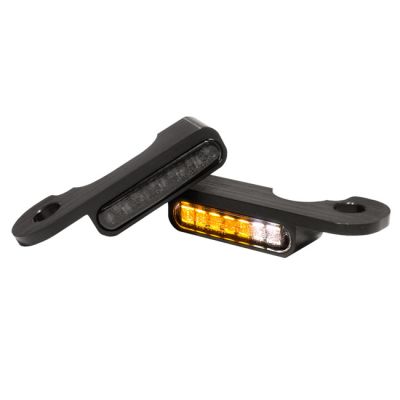 705763 - HeinzBikes, 'Stripes' below bar turn signals. Black with PL
