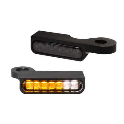 705764 - HeinzBikes, 'Stripes' below bar turn signals. PL. Black