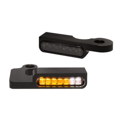 705765 - HeinzBikes, 'Stripes' below bar turn signals. PL. Black