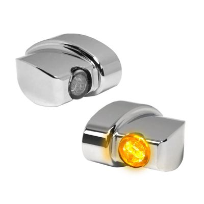 705767 - HeinzBikes, Nano Winglets turn signal set. Chrome