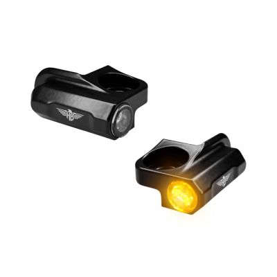705778 - HeinzBikes, Nano below bar turn signals. Black with PL