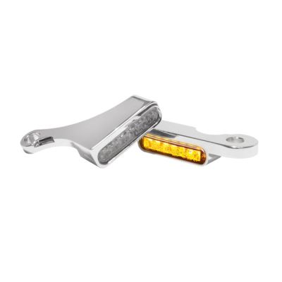 705793 - HeinzBikes, 'Stripes' below bar turn signals. Chrome no PL