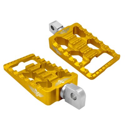 705818 - HeinzBikes, MX foot pegs V1. Gold