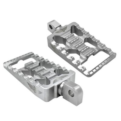 706472 - HeinzBikes, MX foot pegs V1. Silver