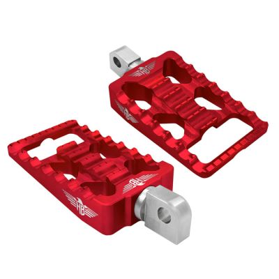 706474 - HeinzBikes, MX passenger foot pegs V1. Red