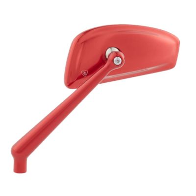 706955 - Arlen Ness, Tearchop mirror left. Red