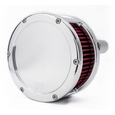 707115 - Feuling, BA air cleaner, Chrome. Solid cover