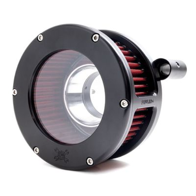 707126 - Feuling, BA air cleaner kit. Black. Clear cover