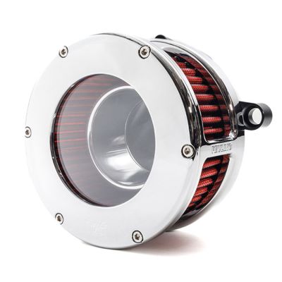 707132 - Feuling, BA air cleaner kit, Chrome. Clear cover