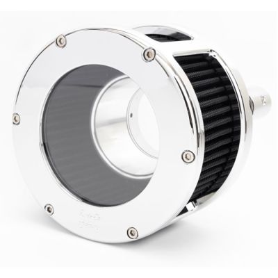 707149 - Feuling, BA Race Series air cleaner. Chrome. Clear cover