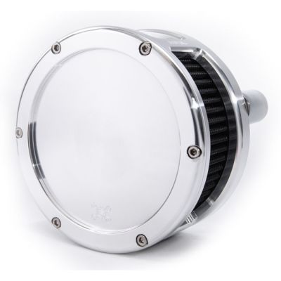 707150 - Feuling, BA air cleaner. Raw. Black filter. Solid cover