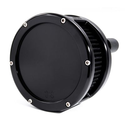 707152 - Feuling, BA air cleaner. Black. Black filter. Solid cover