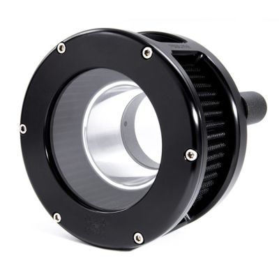 707153 - Feuling, BA air cleaner. Black. Black filter. Clear cover