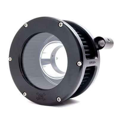 707157 - Feuling, BA air cleaner kit. Black. Clear cover