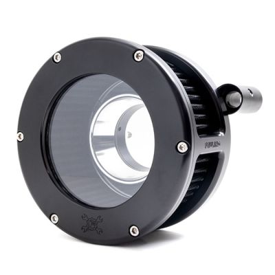 707161 - Feuling, BA air cleaner kit, Black. Clear cover