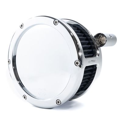 707162 - Feuling, BA air cleaner kit, Chrome. Solid cover