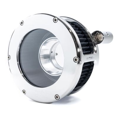 707163 - Feuling, BA air cleaner kit, Chrome. Clear cover