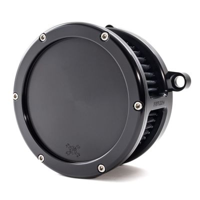 707169 - Feuling, BA air cleaner kit, Black. Solid cover