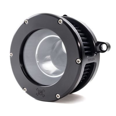 707170 - Feuling, BA air cleaner kit, Black. Clear cover