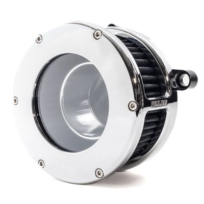 707172 - Feuling, BA air cleaner kit, Chrome. Clear cover