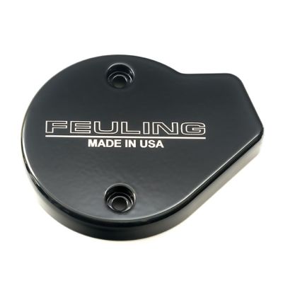 707195 - Feuling, timer cover. Feuling text logo. Black CC
