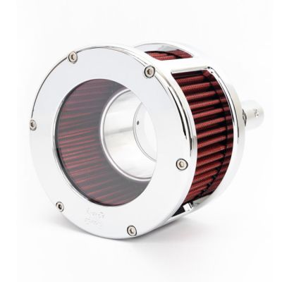 707219 - Feuling, BA Race Series air cleaner. Chrome. Clear cover
