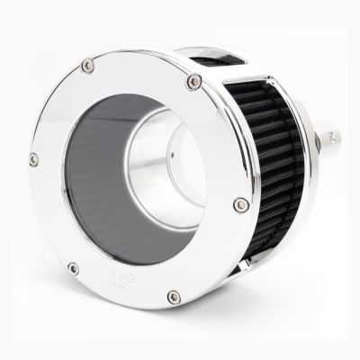 707231 - Feuling, BA Race Series air cleaner. Chrome. Clear cover