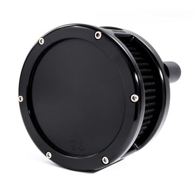 707234 - Feuling, BA air cleaner. Black. Black filter. Solid cover