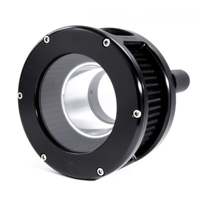 707235 - Feuling, BA air cleaner. Black. Black filter. Clear cover