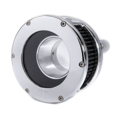 707237 - Feuling, BA air cleaner. Chrome. Black filter. Clear cover