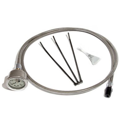 707278 - Feuling, remote oil pressure gauge kit. Stainless