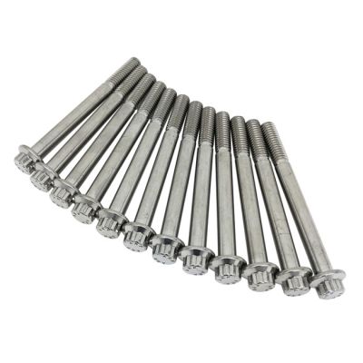 707439 - Feuling, ARP 12-point crankcase bolt kit. Stainless