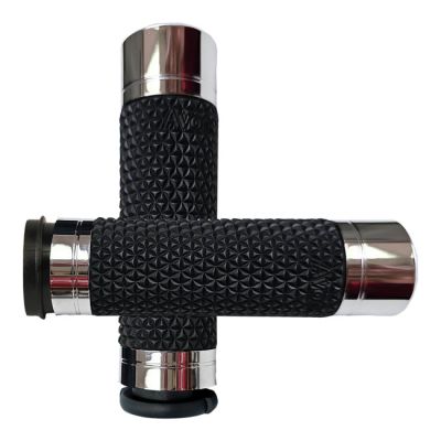 708456 - Avon Grips, K25 grips e-throttle. Black chrome
