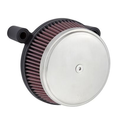 708614 - Arlen Ness, Stage 1 Big Sucker air cleaner kit. Brushed SS