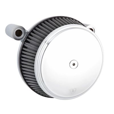 708644 - Arlen Ness, Stage 1 Big Sucker air cleaner. Smooth chrome