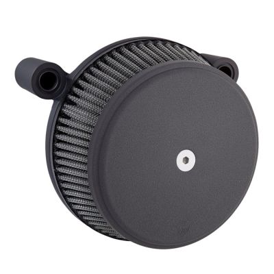 708646 - Arlen Ness, Stage 1 Big Sucker air cleaner. Smooth black