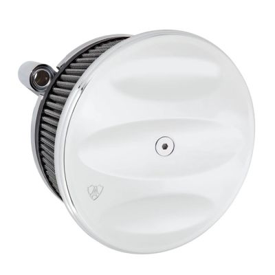 708661 - Arlen Ness, Stage 2 Big Sucker air cleaner. Scalloped chrome