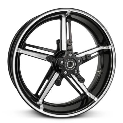 708727 - Arlen Ness, 19 x 3.25 Factory 24 wheel. Front. Black CC