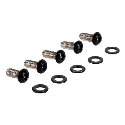 708769 - Screws4Bikes, bolt kit, derby cover. Gloss black