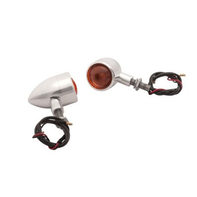 708808 - Motone, custom billet turn signal set. Polished