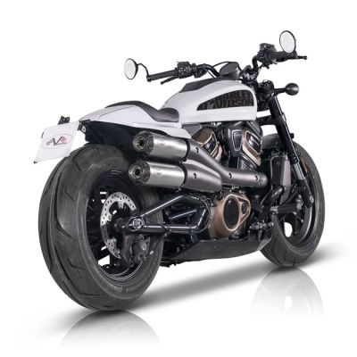 708822 - V-Performance V Performance, 2-2 muffler set Sportster S. Silver