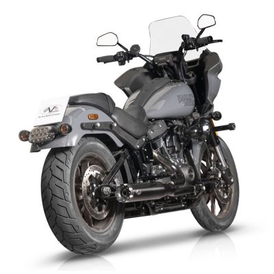 708836 - V-Performance V Performance, 'Revolver' slip-on muffler set. Black