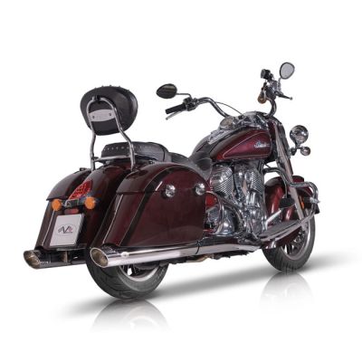 708885 - V-Performance V Performance, 100mm Banger slip-on muffler set. Chrome