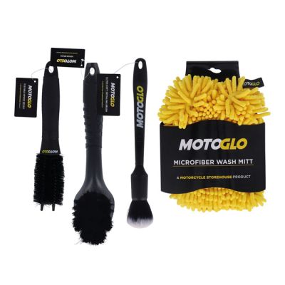 709050 - MotoGlo, brush and mitt set