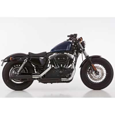 709201 - Falcon, Double groove Slip-ons exhaust Black
